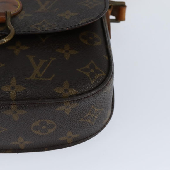 LOUIS VUITTON Monogram Saint Cloud MM Shoulder Bag M51243 LV Auth BA7389