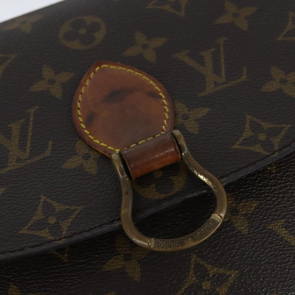 LOUIS VUITTON Monogram Saint Cloud MM Shoulder Bag M51243 LV Auth BA7389