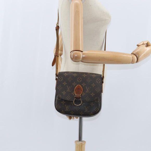 LOUIS VUITTON Monogram Saint Cloud MM Shoulder Bag M51243 LV Auth BA7389