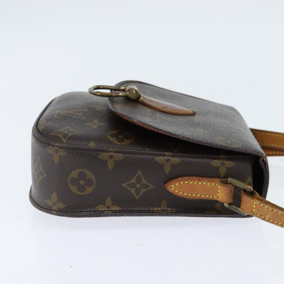 LOUIS VUITTON Monogram Saint Cloud MM Shoulder Bag M51243 LV Auth BA7389