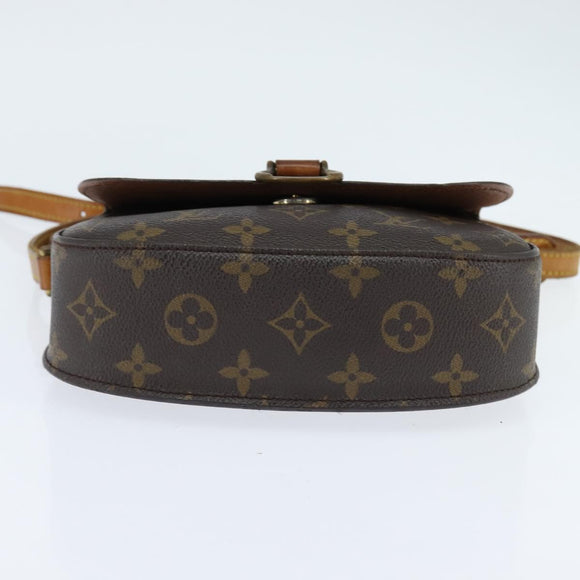 LOUIS VUITTON Monogram Saint Cloud MM Shoulder Bag M51243 LV Auth BA7389
