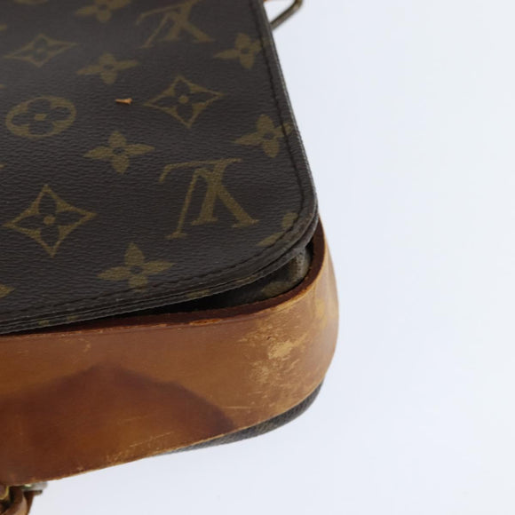 LOUIS VUITTON Monogram Cartouchiere MM Shoulder Bag M51253 LV Auth BA7391