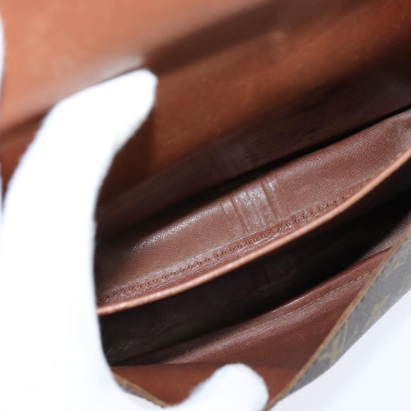 LOUIS VUITTON Monogram Cartouchiere MM Shoulder Bag M51253 LV Auth BA7391