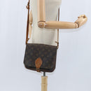 LOUIS VUITTON Monogram Cartouchiere MM Shoulder Bag M51253 LV Auth BA7391-24