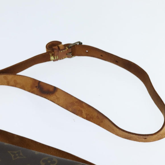 LOUIS VUITTON Monogram Cartouchiere MM Shoulder Bag M51253 LV Auth BA7391