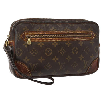 LOUIS VUITTON Monogram Marly Dragonne GM Clutch Bag M51825 LV Auth BA7392