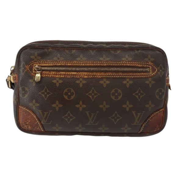 LOUIS VUITTON Monogram Marly Dragonne GM Clutch Bag M51825 LV Auth BA7392