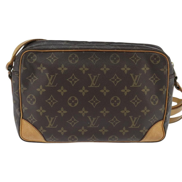 LOUIS VUITTON Monogram Trocadero 27 Shoulder Bag M51274 LV Auth BA7396