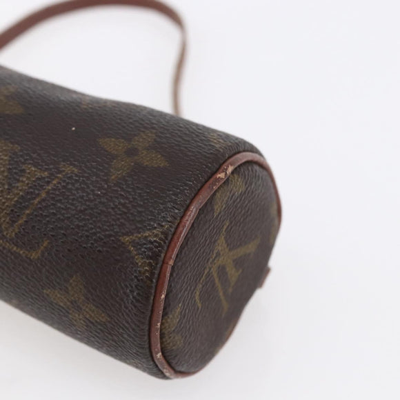 LOUIS VUITTON Monogram Papillon Pouch LV Auth BA7401