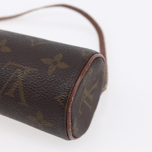 LOUIS VUITTON Monogram Papillon Pouch LV Auth BA7401