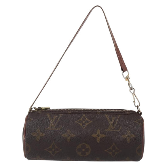 LOUIS VUITTON Monogram Papillon Pouch LV Auth BA7401