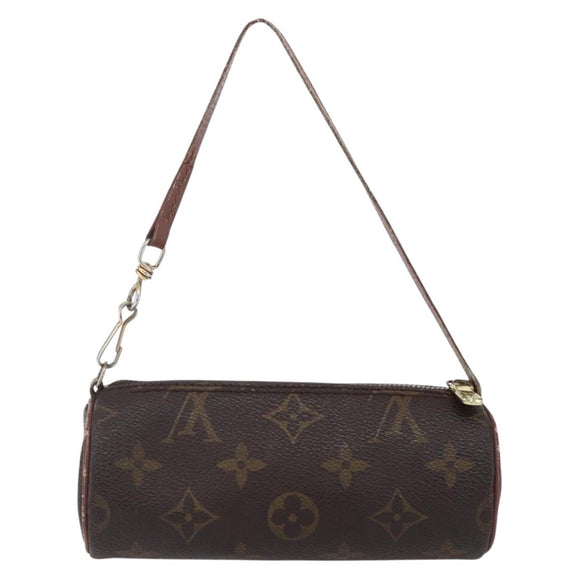 LOUIS VUITTON Monogram Papillon Pouch LV Auth BA7401
