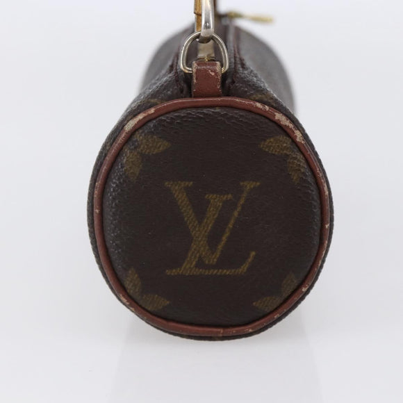 LOUIS VUITTON Monogram Papillon Pouch LV Auth BA7401