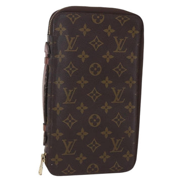 LOUIS VUITTON Monogram Organizer De Voyage Travel Case M60119 LV Auth BA7403