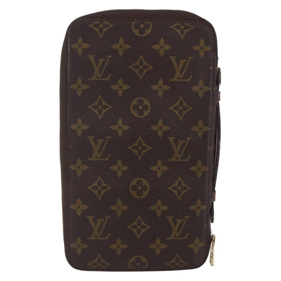 LOUIS VUITTON Monogram Organizer De Voyage Travel Case M60119 LV Auth BA7403