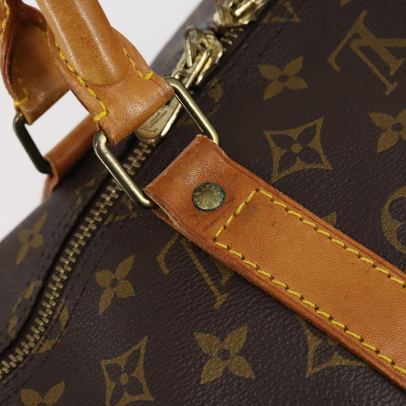 LOUIS VUITTON Monogram Keepall 55 Boston Bag M41424 LV Auth BA7412