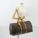 LOUIS VUITTON Monogram Keepall 55 Boston Bag M41424 LV Auth BA7412-22