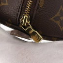 LOUIS VUITTON Monogram Trousse Demi Ronde Cosmetic Pouch M47520 LV Auth BA7414-8