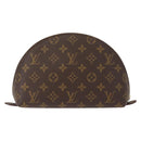 LOUIS VUITTON Monogram Trousse Demi Ronde Cosmetic Pouch M47520 LV Auth BA7414-2