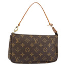 LOUIS VUITTON Monogram Pochette Accessoires Pouch M51980 LV Auth BA7416-1