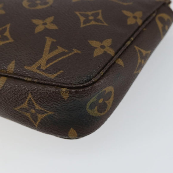 LOUIS VUITTON Monogram Pochette Accessoires Pouch M51980 LV Auth BA7416