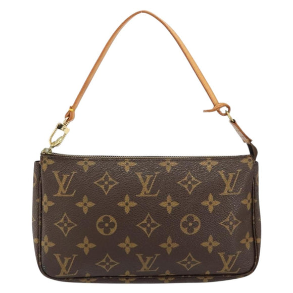 LOUIS VUITTON Monogram Pochette Accessoires Pouch M51980 LV Auth BA7416