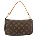 LOUIS VUITTON Monogram Pochette Accessoires Pouch M51980 LV Auth BA7416-2