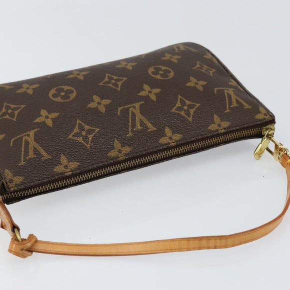 LOUIS VUITTON Monogram Pochette Accessoires Pouch M51980 LV Auth BA7416