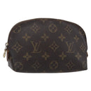LOUIS VUITTON Monogram Pochette Cosmetic PM Pouch M43998 LV Auth BA7418-1