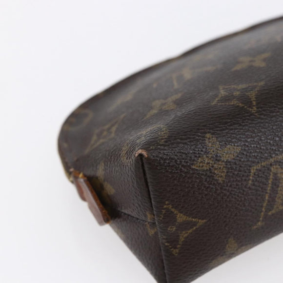 LOUIS VUITTON Monogram Pochette Cosmetic PM Pouch M43998 LV Auth BA7418