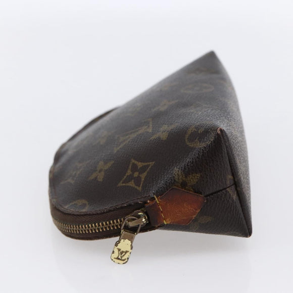 LOUIS VUITTON Monogram Pochette Cosmetic PM Pouch M43998 LV Auth BA7418