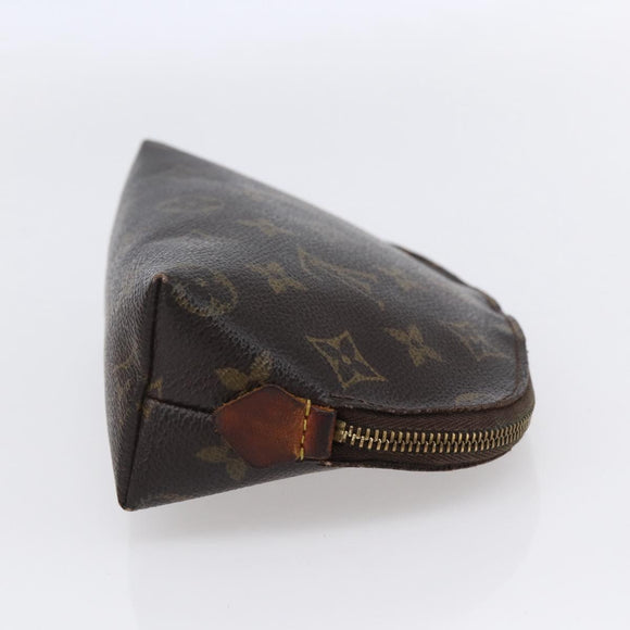 LOUIS VUITTON Monogram Pochette Cosmetic PM Pouch M43998 LV Auth BA7418