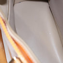 LOUIS VUITTON Monogram Vernis Houston Hand Bag Beige M91004 LV Auth BA742-19