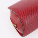 LOUIS VUITTON Epi Dauphine PM Pouch Castilian Red M48447 LV Auth BA7421-16