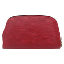 LOUIS VUITTON Epi Dauphine PM Pouch Castilian Red M48447 LV Auth BA7421-2