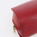 LOUIS VUITTON Epi Dauphine PM Pouch Castilian Red M48447 LV Auth BA7421-14