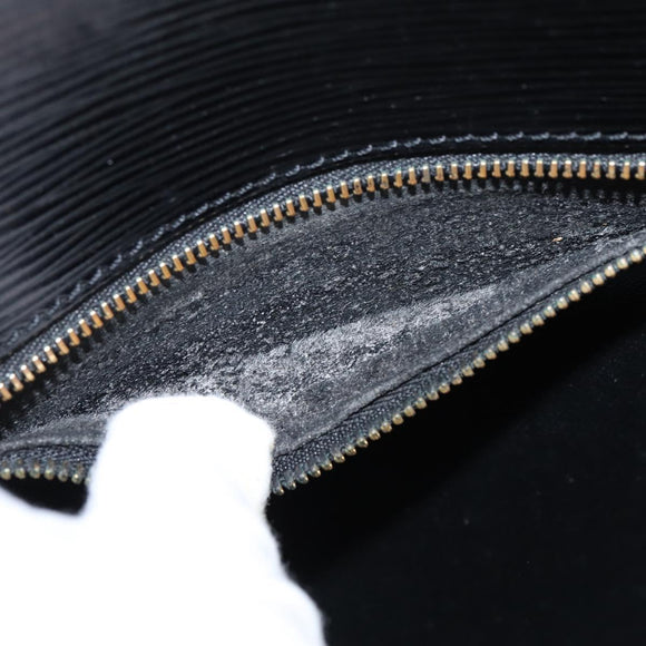 LOUIS VUITTON Epi Saint Cloud GM Shoulder Bag Black Noir M52192 LV Auth BA7422