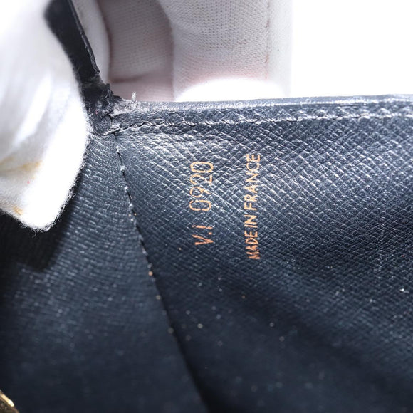 LOUIS VUITTON Epi Saint Cloud GM Shoulder Bag Black Noir M52192 LV Auth BA7422