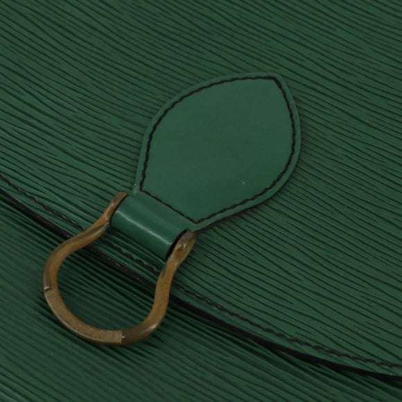 LOUIS VUITTON Epi Saint Cloud GM Shoulder Bag Green M52194 LV Auth BA7423