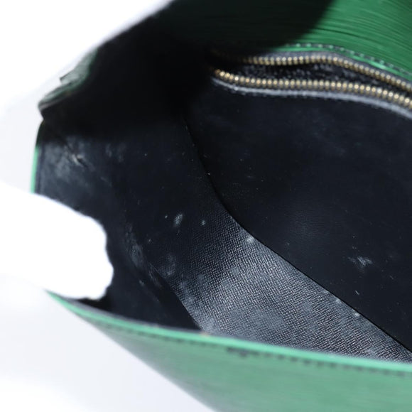 LOUIS VUITTON Epi Saint Cloud GM Shoulder Bag Green M52194 LV Auth BA7423