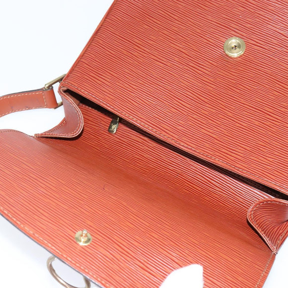 LOUIS VUITTON Epi Saint Cloud GM Shoulder Bag Brown M52193 LV Auth BA7424