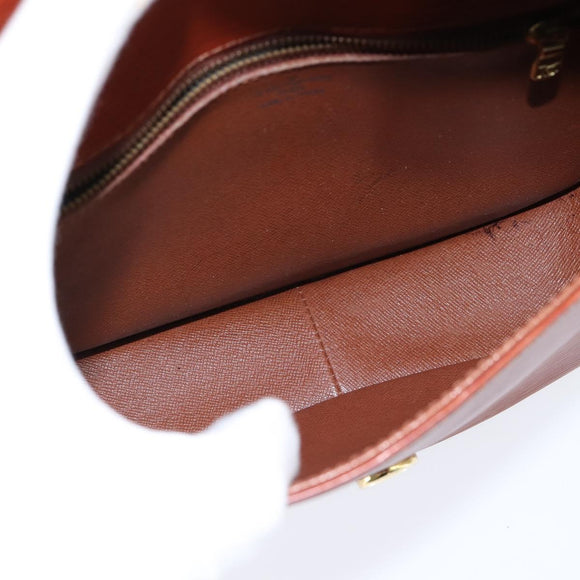 LOUIS VUITTON Epi Saint Cloud GM Shoulder Bag Brown M52193 LV Auth BA7424