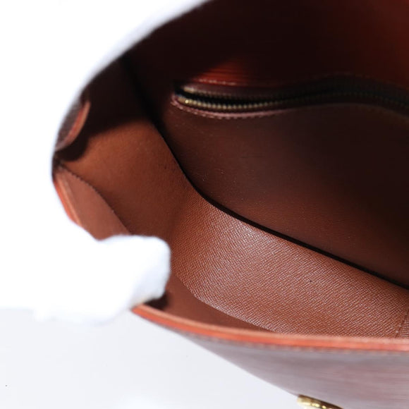 LOUIS VUITTON Epi Saint Cloud GM Shoulder Bag Brown M52193 LV Auth BA7424