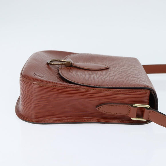 LOUIS VUITTON Epi Saint Cloud GM Shoulder Bag Brown M52193 LV Auth BA7424