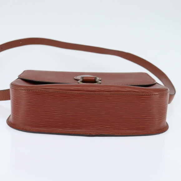 LOUIS VUITTON Epi Saint Cloud GM Shoulder Bag Brown M52193 LV Auth BA7424