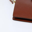 LOUIS VUITTON Epi Capuchin Shoulder Bag Brown M52343 LV Auth BA7425-14