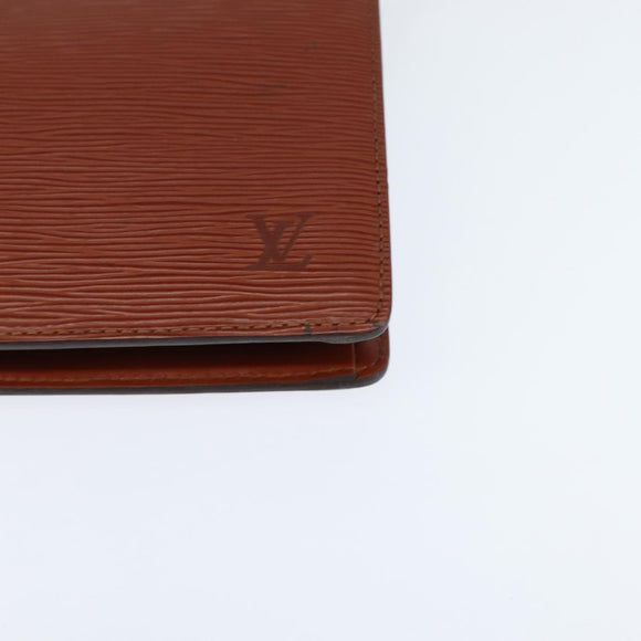 LOUIS VUITTON Epi Capuchin Shoulder Bag Brown M52343 LV Auth BA7425