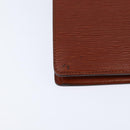 LOUIS VUITTON Epi Capuchin Shoulder Bag Brown M52343 LV Auth BA7425-15