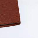 LOUIS VUITTON Epi Capuchin Shoulder Bag Brown M52343 LV Auth BA7425-16