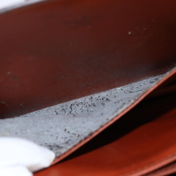 LOUIS VUITTON Epi Capuchin Shoulder Bag Brown M52343 LV Auth BA7425